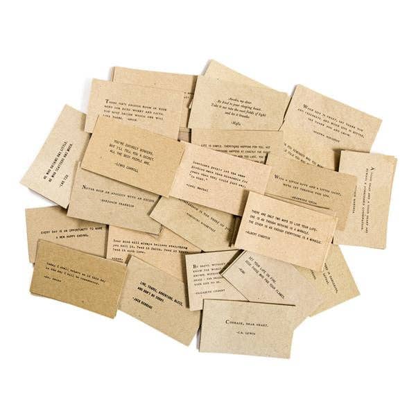 Gathered Thoughts Paper Notecards