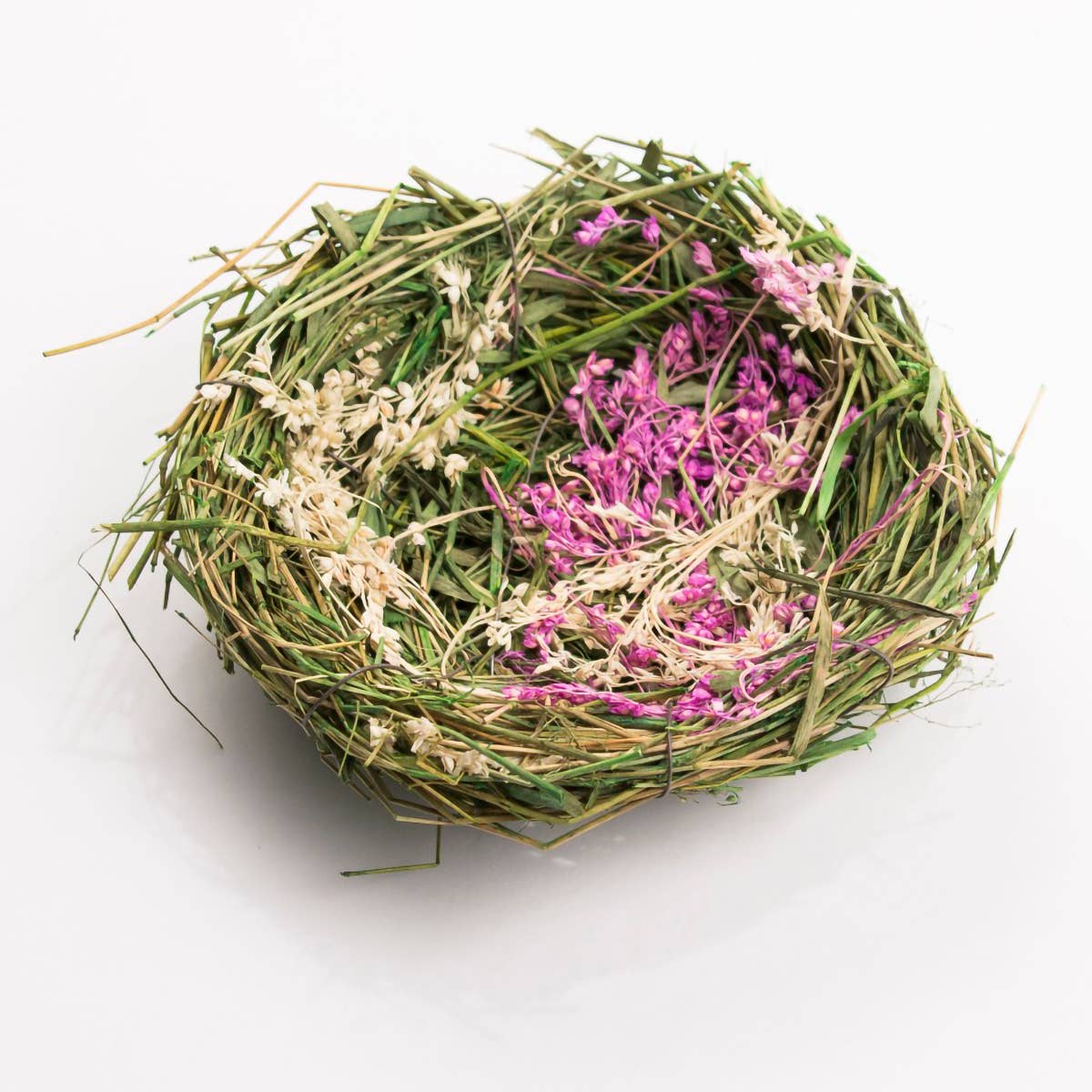 Lavender Bird Nest Green/Lavender 5x5x1.5