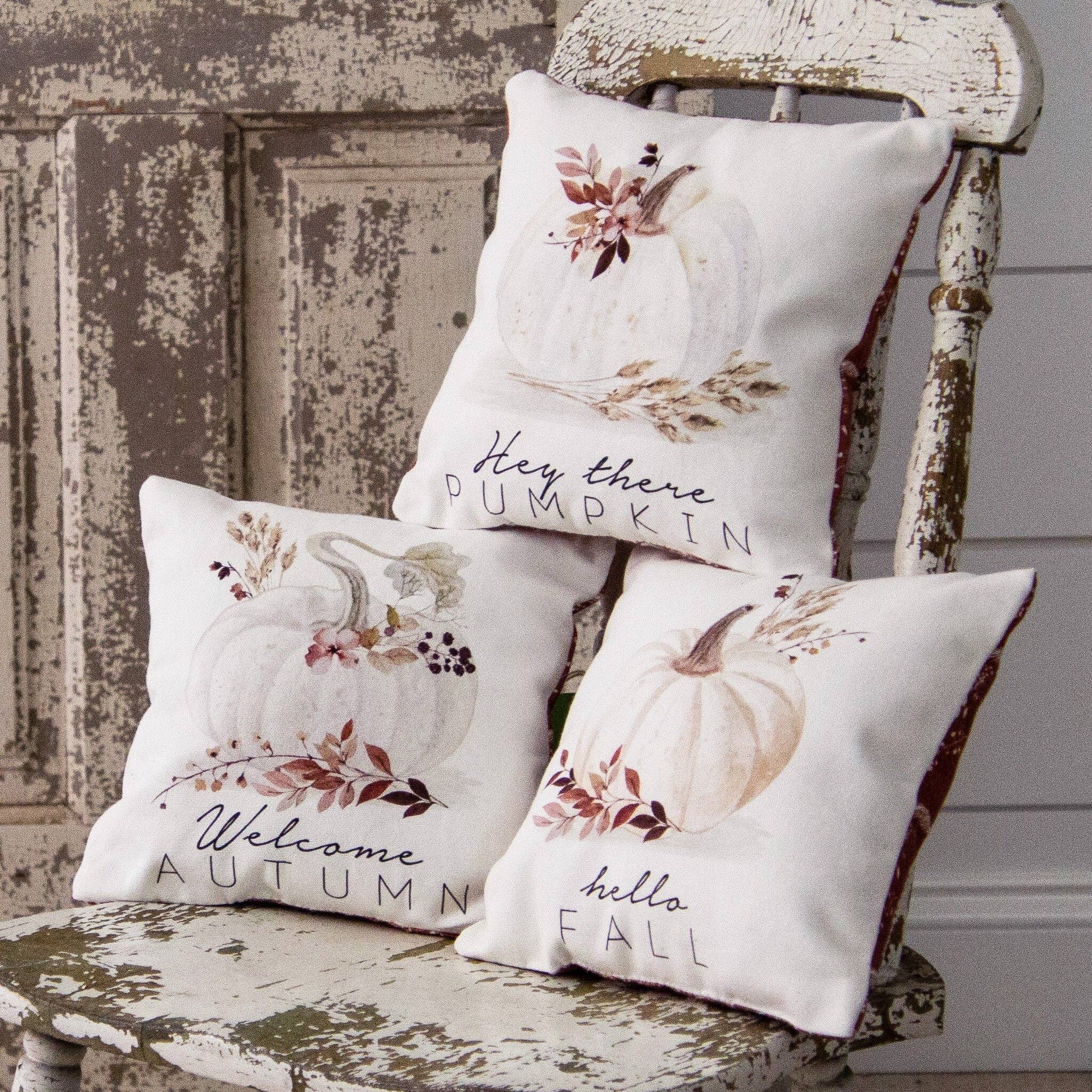 Pillows - Welcome Autumn, Hello Fall (PK/3 AST)