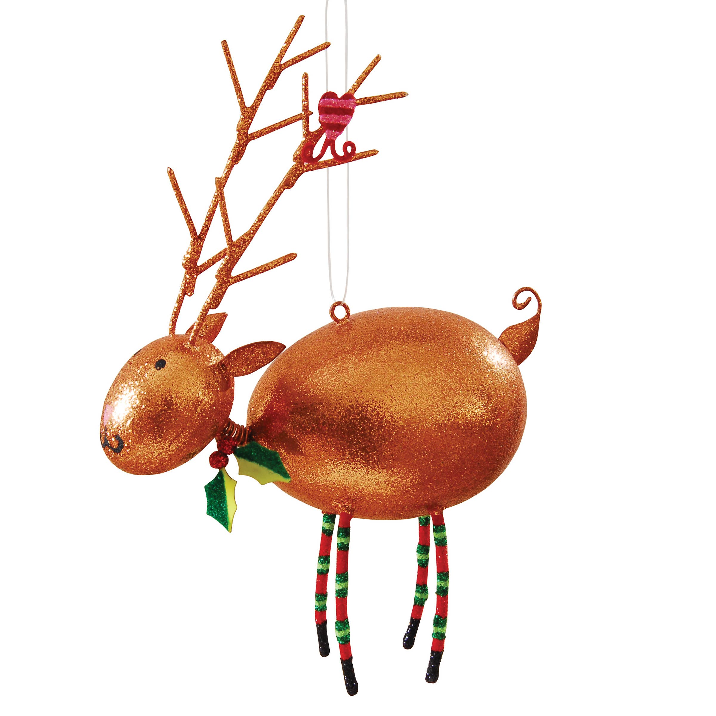 SALE Christmas Festive Reindeer Ornament