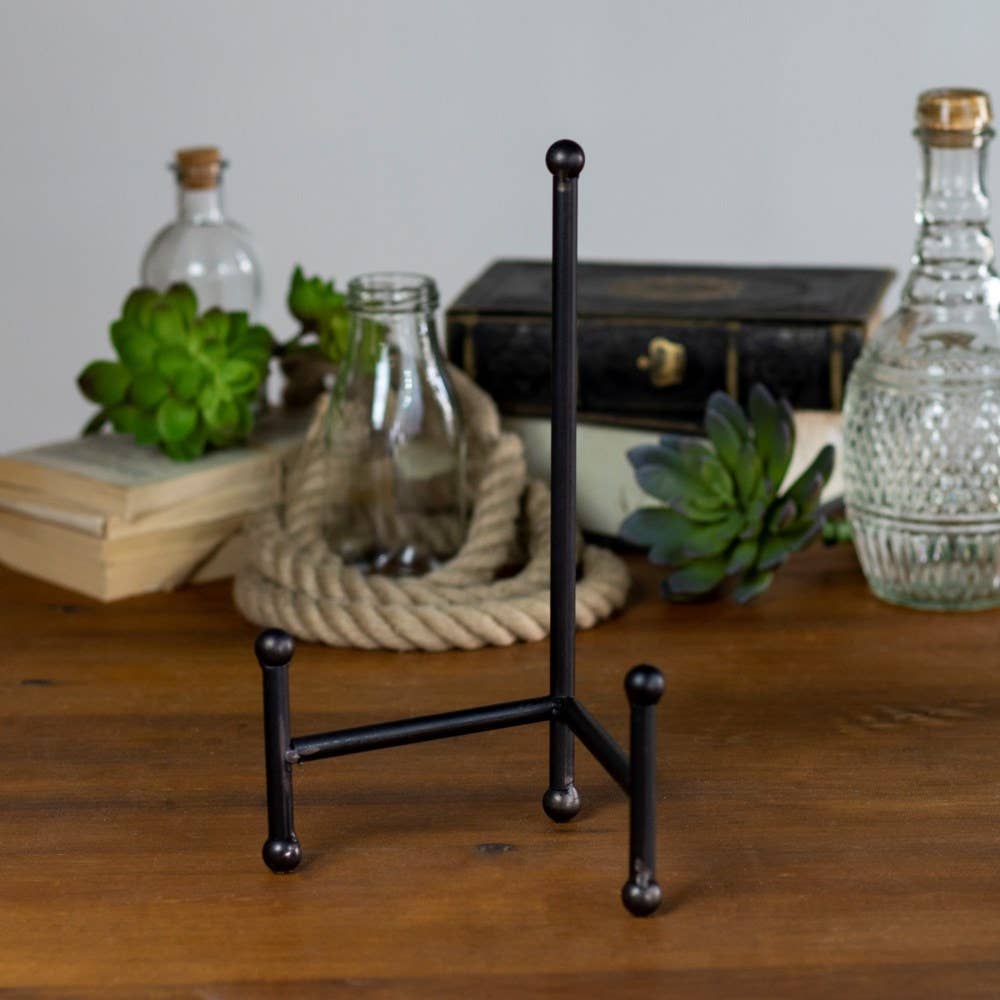 SALE VIP Metal 11 in. Black Easel with Ball Legs