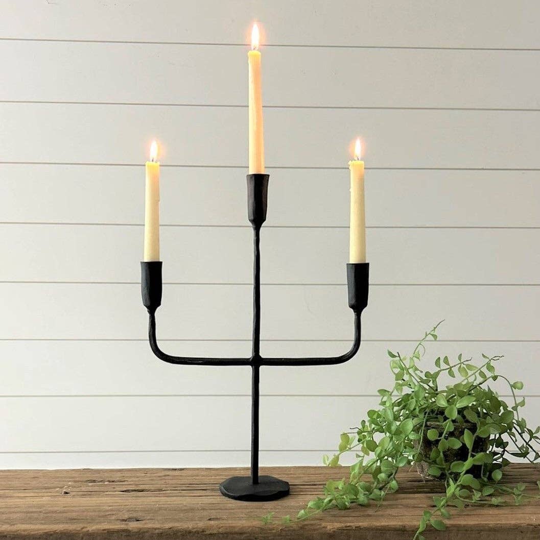 Hand Forged Metal Candelabra (PC)